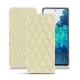 Capa em pele Samsung Galaxy S20 FE - Ivoire - Couture ( Sleek P C12 - White ) 