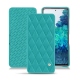 硬质真皮保护套 Samsung Galaxy S20 FE - Bleu fluo - Couture