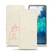 Samsung Galaxy S20 FE leather case - Blanc escumo