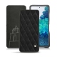 硬质真皮保护套 Samsung Galaxy S20 FE - Negre poudro - Couture