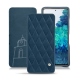 Lederschutzhülle Samsung Galaxy S20 FE - Blu mediterran - Couture