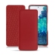 Samsung Galaxy S20 FE leather case - Rouge PU