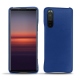 Sony Xperia 5 II leather cover - Bleu océan ( Nappa - Pantone 293C ) 