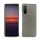 Capa em pele Sony Xperia 5 II - Acier vintage ( Pantone 403C ) 