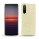 Sony Xperia 5 II leather cover - Ivoire ( Sleek P C12 - White ) 