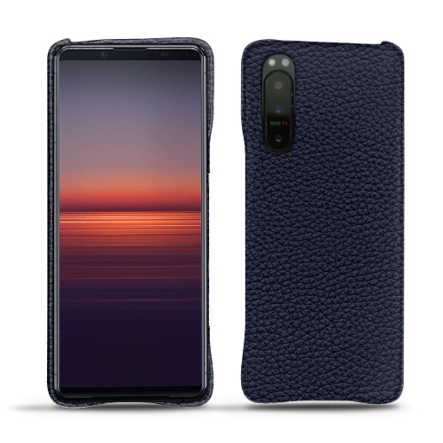 Leder-Heckwannen für Xperia 5 IICobalt ( Pantone #2b253f ) 