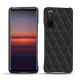 Lederschutzhülle Sony Xperia 5 II - Noir - Couture ( Nappa - Black ) 
