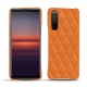 Lederschutzhülle Sony Xperia 5 II - Orange - Couture ( Nappa - Pantone 1495U ) 