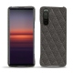Capa em pele Sony Xperia 5 II - Anthracite - Couture ( Pantone 424C ) 