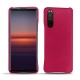 Sony Xperia 5 II leather cover - Rose fluo