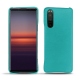 Lederschutzhülle Sony Xperia 5 II - Bleu fluo