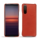 Lederschutzhülle Sony Xperia 5 II - Arange clouquié