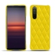 レザーケース Sony Xperia 5 II - Jaune fluo - Couture