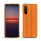 Capa em pele Sony Xperia 5 II - Abaca arancio
