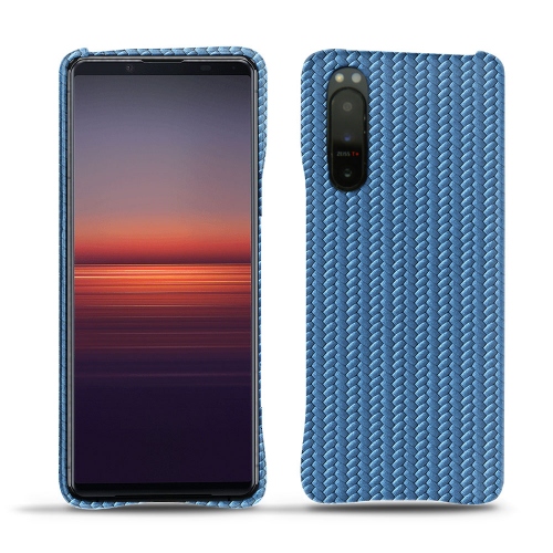 Des coques arrière en cuir pour Xperia 5 IIAbaca ishia ( Pantone #395775 ) 