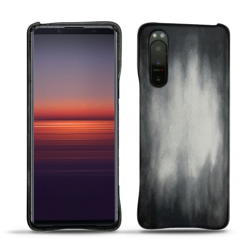Leather rear hulls for Xperia 5 IIGris Patine