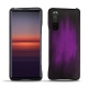 Sony Xperia 5 II leather cover - Violet Patine