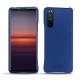 レザーケース Sony Xperia 5 II - Bleu Océan PU