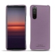 Sony Xperia 5 II leather cover - Lilas PU