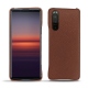 Custodia in pelle Sony Xperia 5 II - Marron délicat