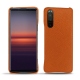 Custodia in pelle Sony Xperia 5 II - Orange vibrant