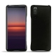 Sony Xperia 5 II leather cover - Noir Veggie