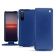 Lederschutzhülle Sony Xperia 5 II - Bleu océan ( Nappa - Pantone 293C ) 