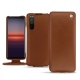 Capa em pele Sony Xperia 5 II - Marron ( Nappa - Pantone 1615C ) 