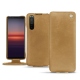 Housse cuir Sony Xperia 5 II - Sable vintage ( Roughtcut - Gaucho#57254 ) 