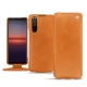 レザーケース Sony Xperia 5 II - Mandarine vintage ( Pantone 165C ) 