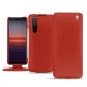Capa em pele Sony Xperia 5 II - Papaye ( Pantone 180C ) 