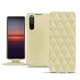 レザーケース Sony Xperia 5 II - Beige - Couture ( Nappa - Pantone 7502C ) 