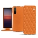 レザーケース Sony Xperia 5 II - Orange - Couture ( Nappa - Pantone 1495U ) 