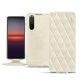 Funda de piel Sony Xperia 5 II - Blanc escumo - Couture