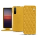 Funda de piel Sony Xperia 5 II - Jaune soulèu - Couture