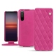 Housse cuir Sony Xperia 5 II - Rose BB - Couture