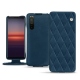レザーケース Sony Xperia 5 II - Blu mediterran - Couture