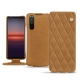 Lederschutzhülle Sony Xperia 5 II - Castan esparciate - Couture