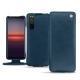 Custodia in pelle Sony Xperia 5 II - Blu mediterran