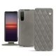 Funda de piel Sony Xperia 5 II - Acier vintage - Couture