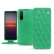 Housse cuir Sony Xperia 5 II - Menthe vintage - Couture