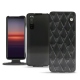 Sony Xperia 5 II leather case - Onyx - Couture