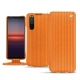 Housse cuir Sony Xperia 5 II - Abaca arancio