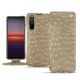 Funda de piel Sony Xperia 5 II - Autruche desert