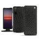 Housse cuir Sony Xperia 5 II - Serpent nero
