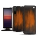 Capa em pele Sony Xperia 5 II - Marron Patine