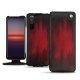 Sony Xperia 5 II leather case - Rouge Patine