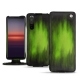 Housse cuir Sony Xperia 5 II - Vert Patine