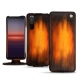 Housse cuir Sony Xperia 5 II - Fauve Patine