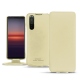 Housse cuir Sony Xperia 5 II - Beige PU